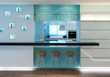 خانه آبی ملایم